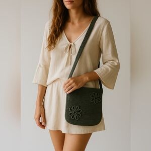 Boho Crochet Knit purse